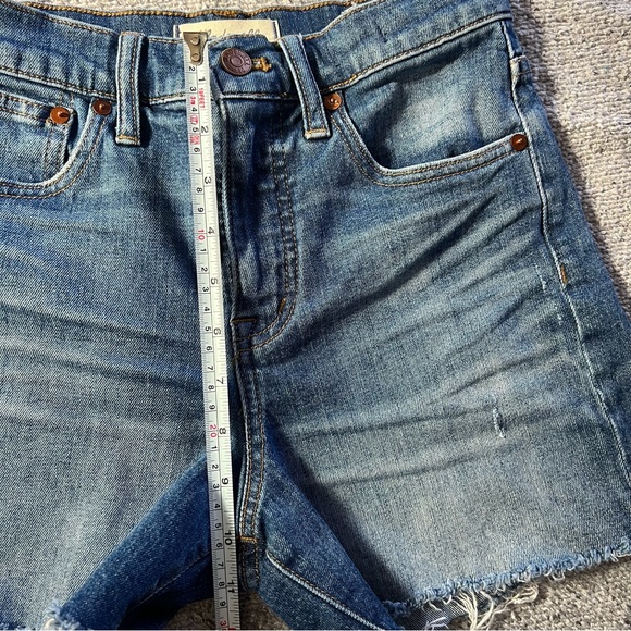 High-Rise Denim Shorts Size 24 - Picture 4 of 7